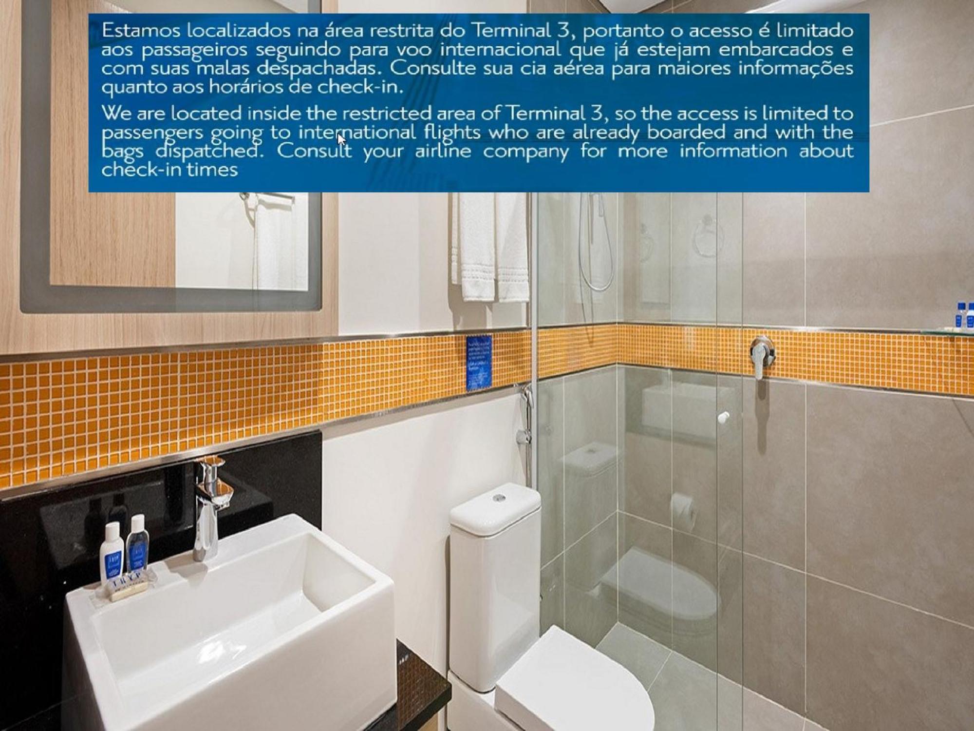 Tryp By Wyndham Sao Paulo Airport - Hotel De Transito Terminal 3 -Lado Ar - Area Restrita A Passageiros Ja Embarcados - Piso 1 Guarulhos Exterior foto
