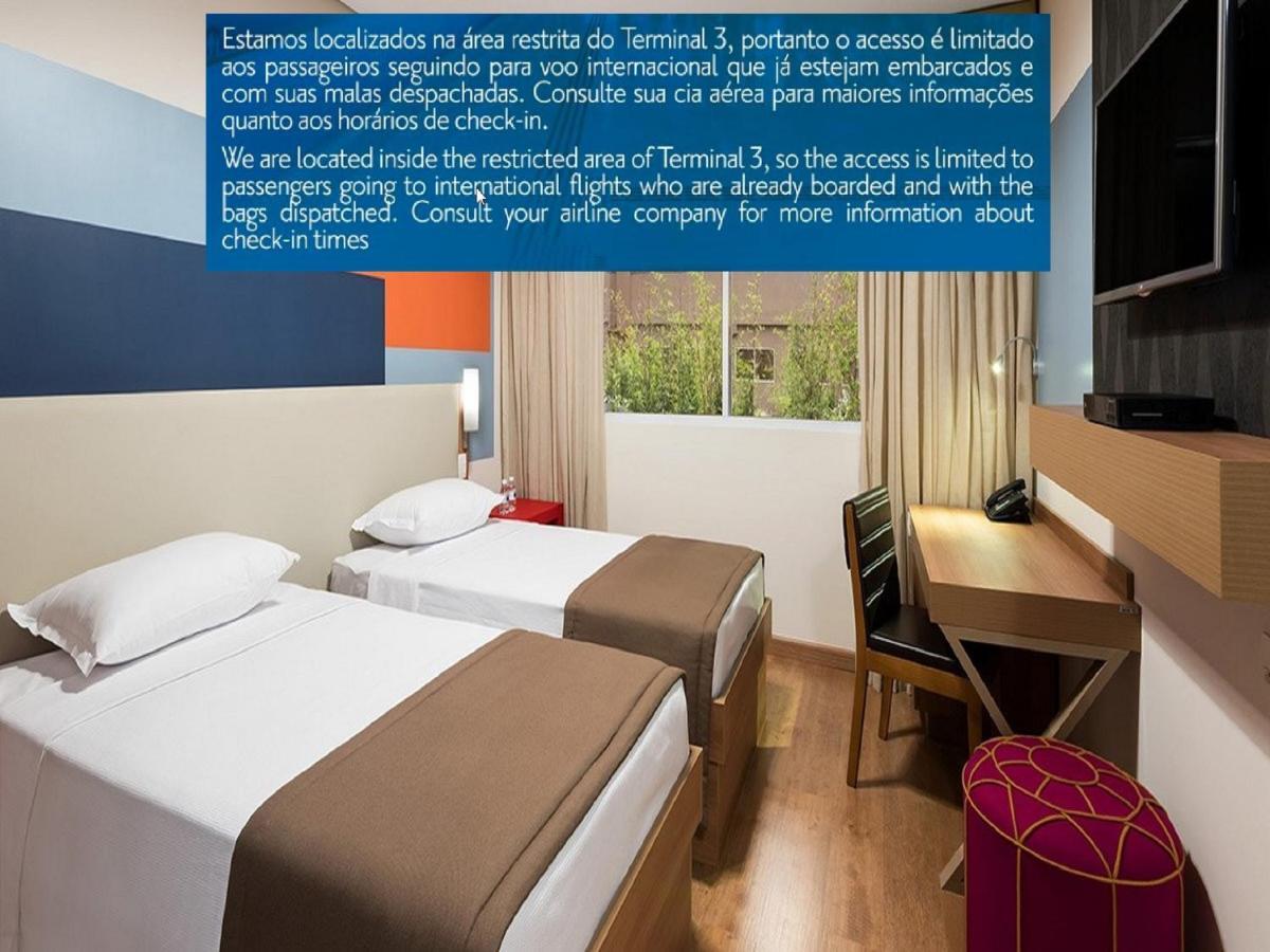 Tryp By Wyndham Sao Paulo Airport - Hotel De Transito Terminal 3 -Lado Ar - Area Restrita A Passageiros Ja Embarcados - Piso 1 Guarulhos Exterior foto