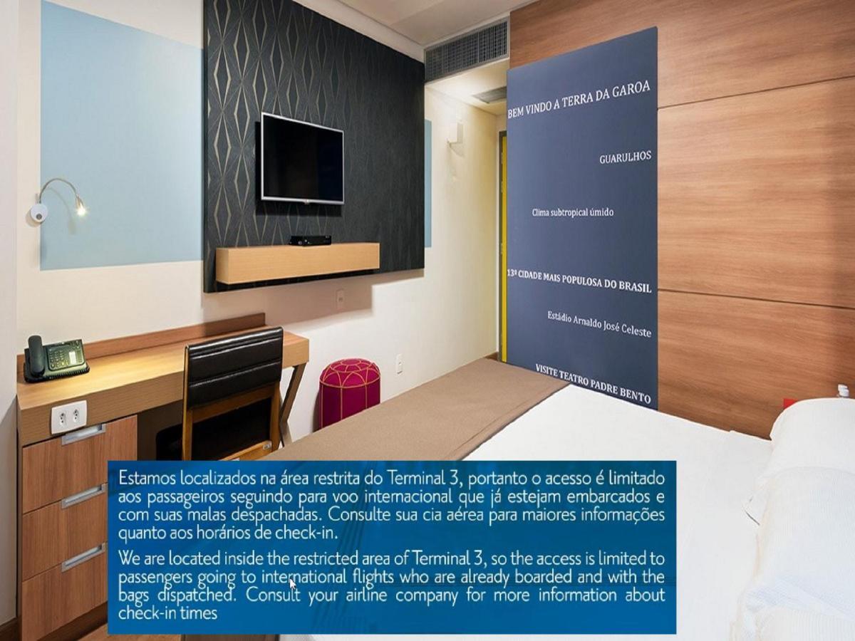 Tryp By Wyndham Sao Paulo Airport - Hotel De Transito Terminal 3 -Lado Ar - Area Restrita A Passageiros Ja Embarcados - Piso 1 Guarulhos Exterior foto